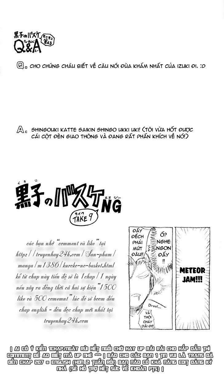 Vua bóng rổ Kuroko: Chapter 168