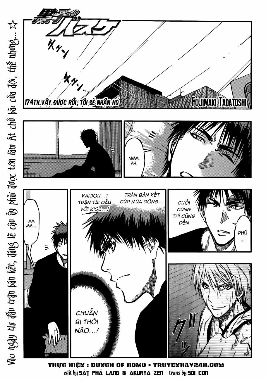 Vua bóng rổ Kuroko: Chapter 174