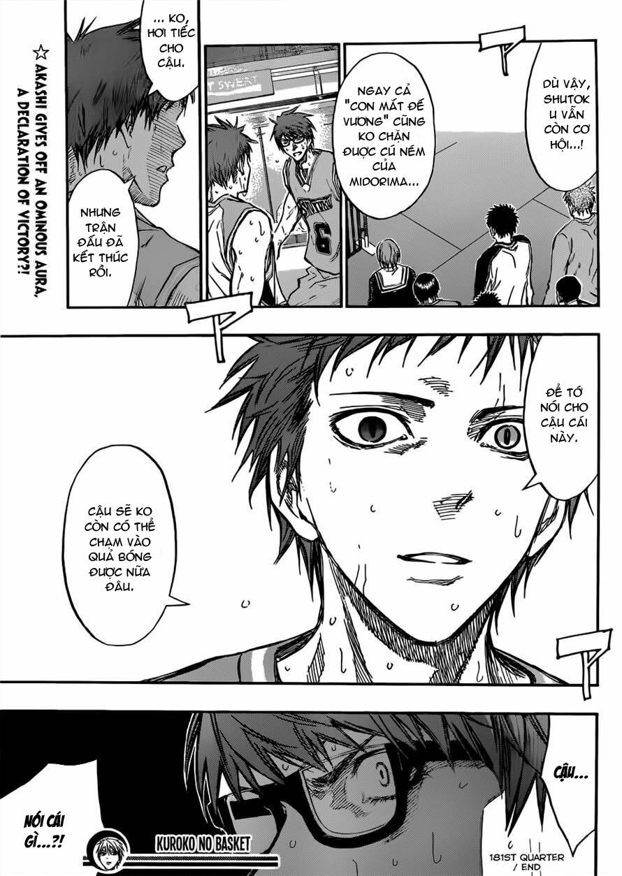 Vua bóng rổ Kuroko: Chapter 181