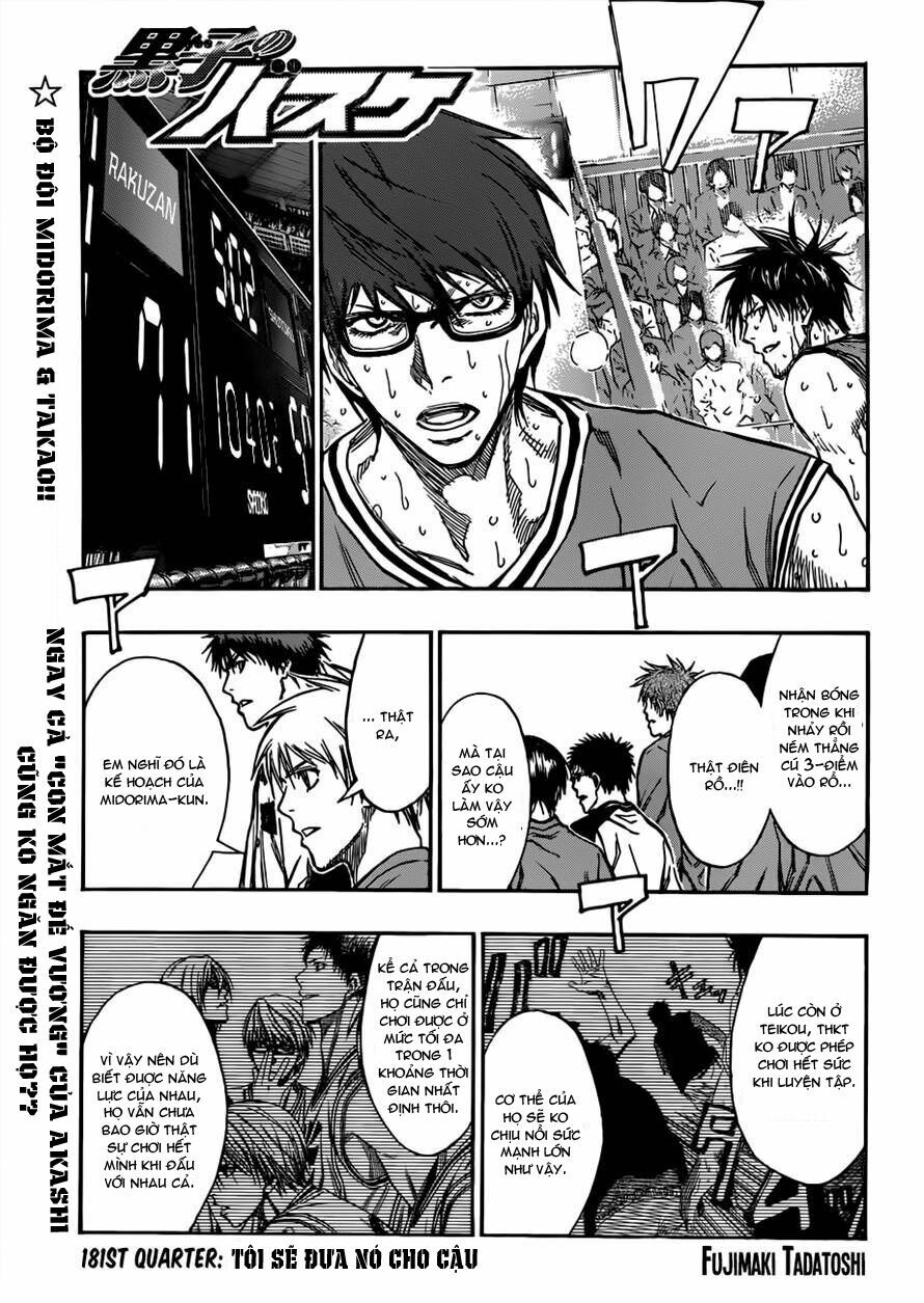 Vua bóng rổ Kuroko: Chapter 181
