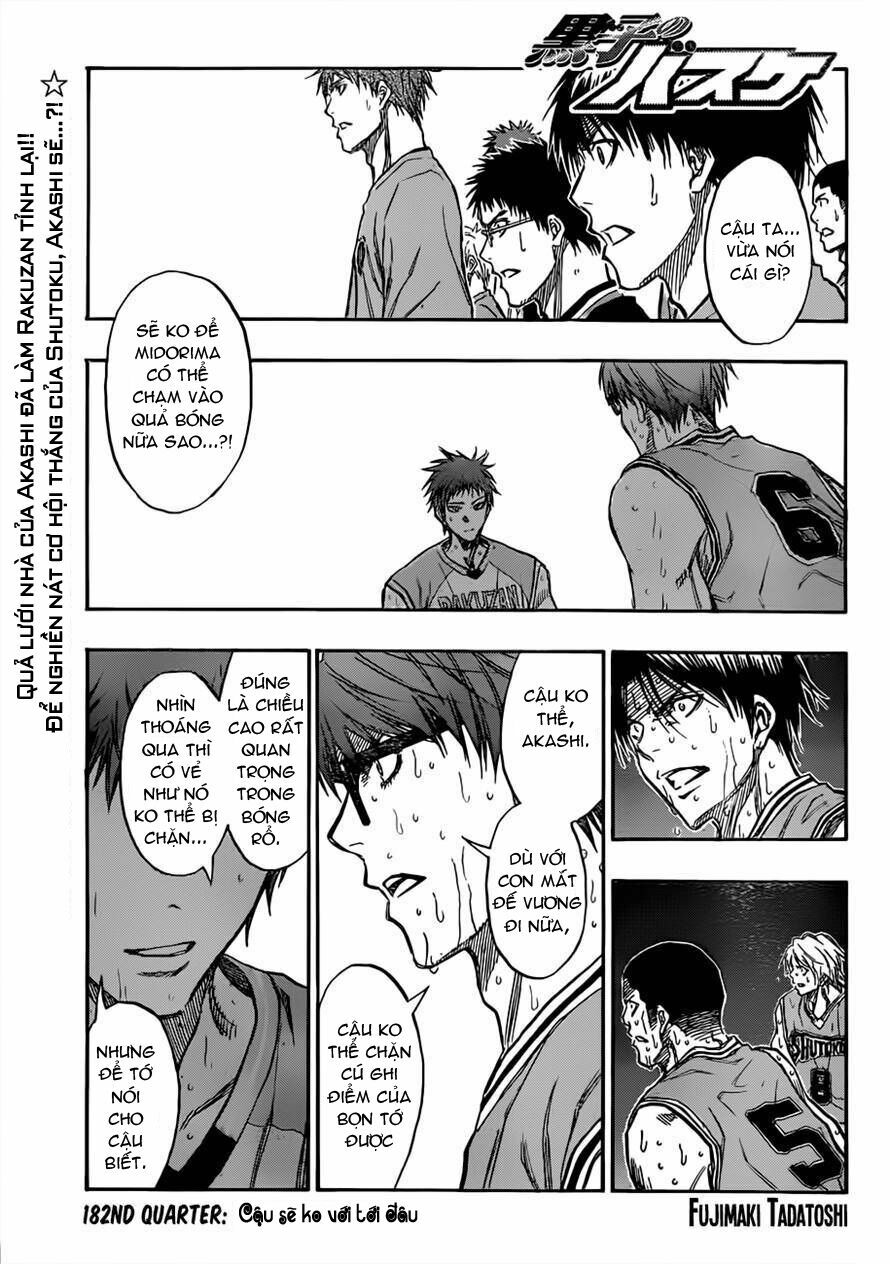 Vua bóng rổ Kuroko: Chapter 182