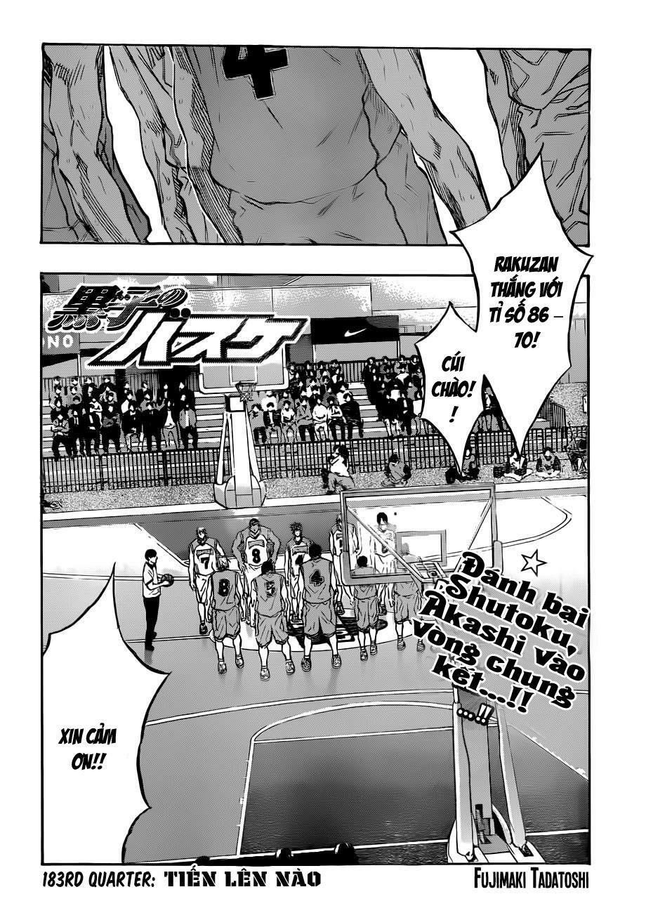 Vua bóng rổ Kuroko: Chapter 183