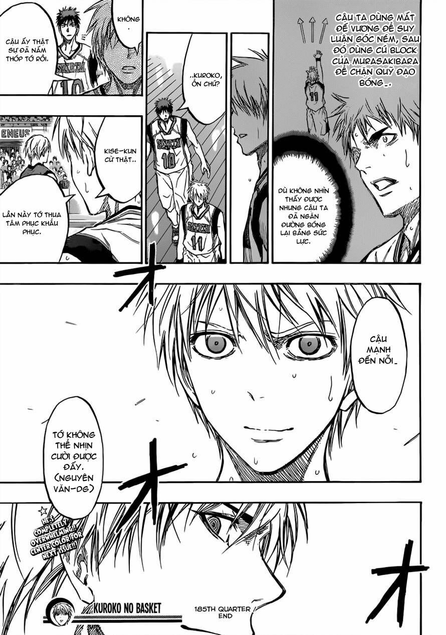 Vua bóng rổ Kuroko: Chapter 185