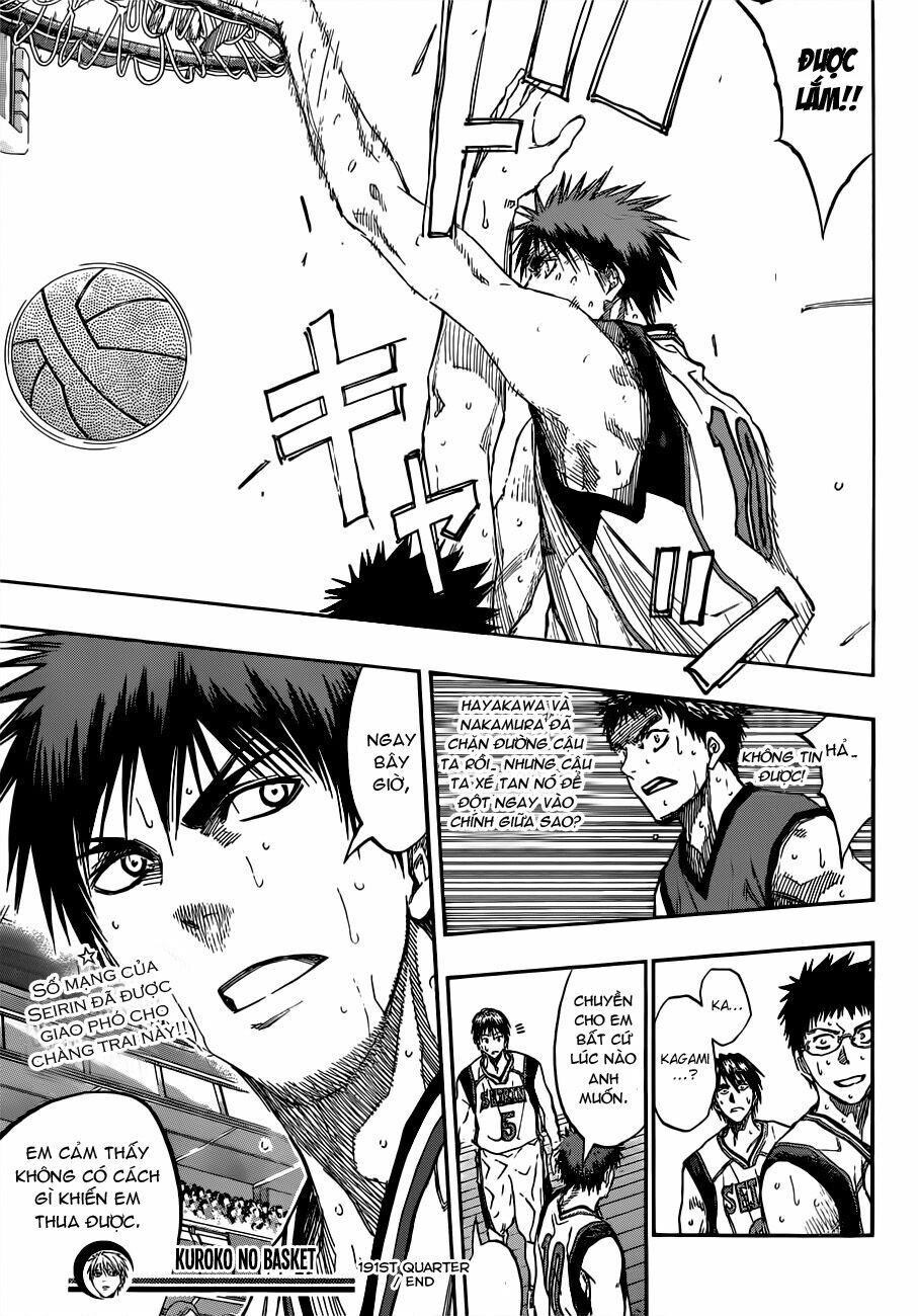 Vua bóng rổ Kuroko: Chapter 191