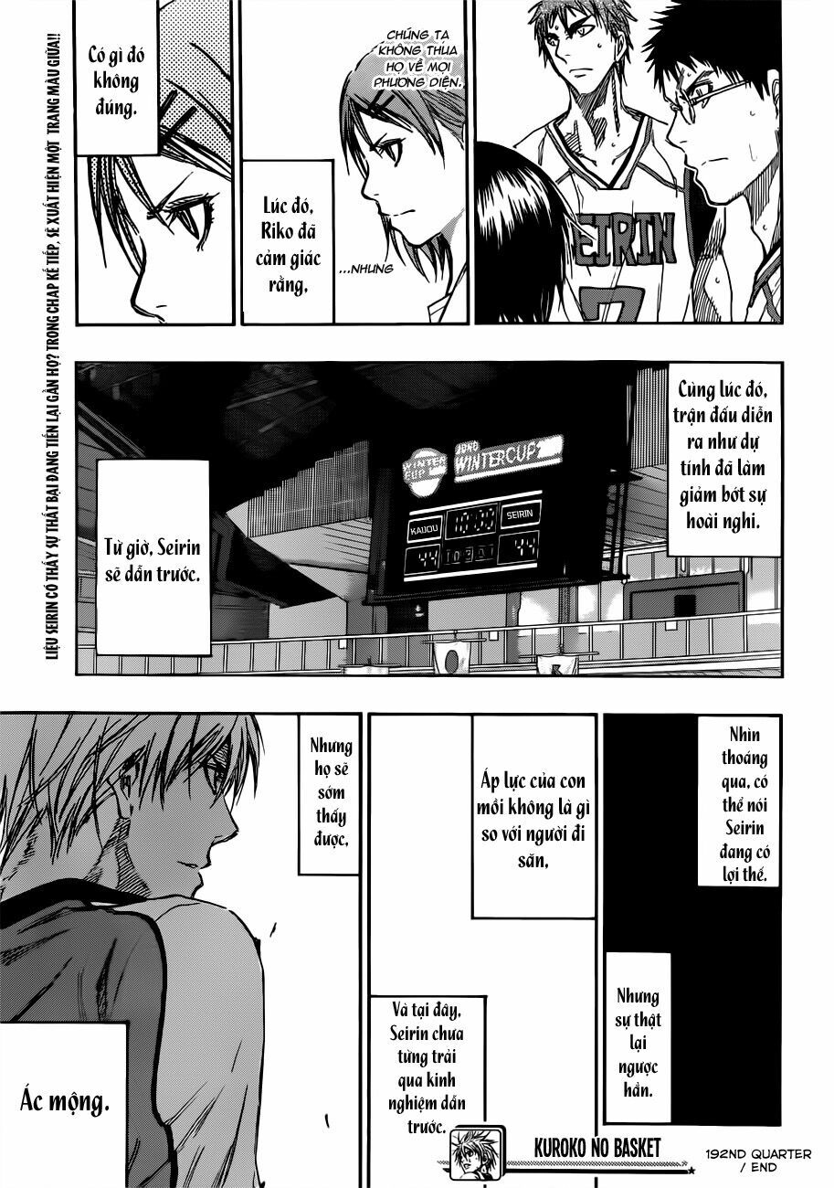 Vua bóng rổ Kuroko: Chapter 192