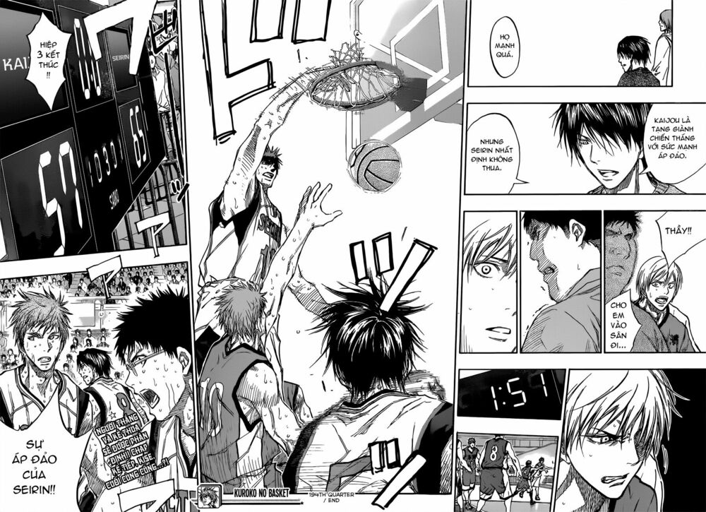 Vua bóng rổ Kuroko: Chapter 194