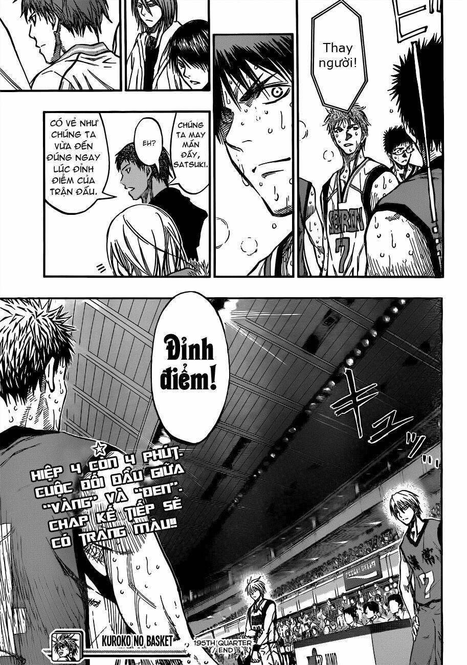 Vua bóng rổ Kuroko: Chapter 195