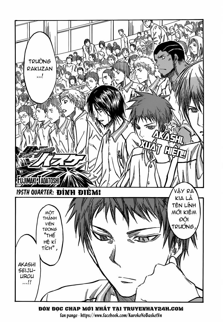 Vua bóng rổ Kuroko: Chapter 195