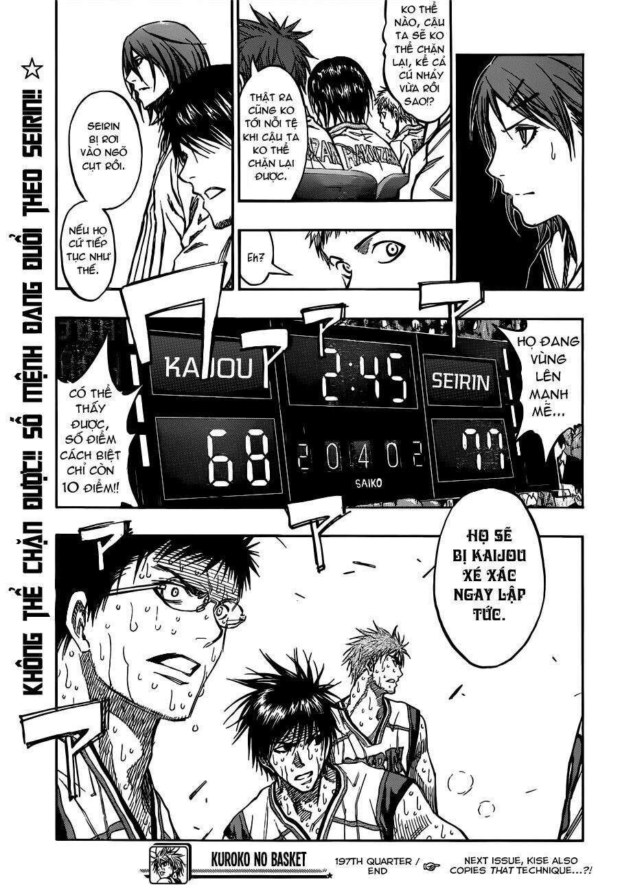 Vua bóng rổ Kuroko: Chapter 197