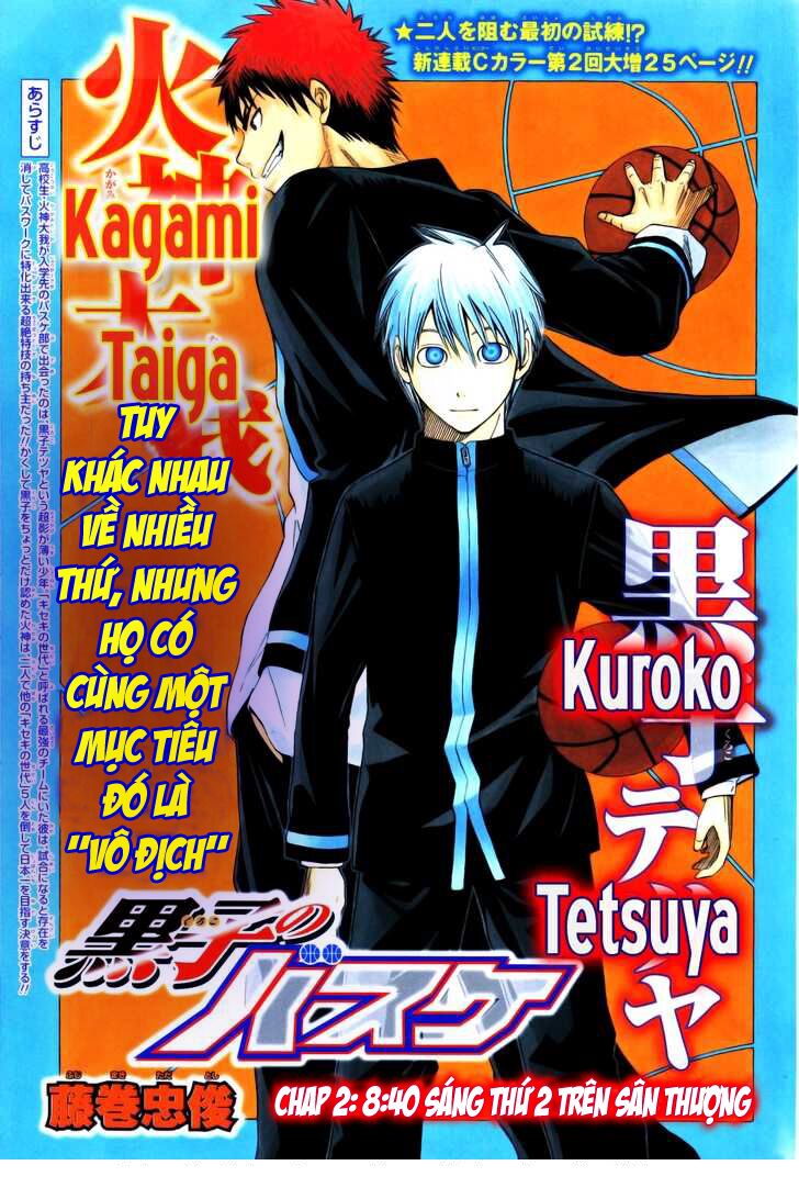 Vua bóng rổ Kuroko: Chapter 2