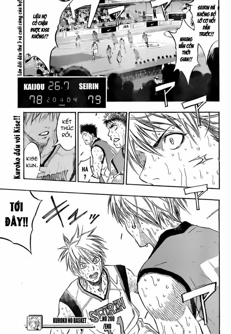 Vua bóng rổ Kuroko: Chapter 200