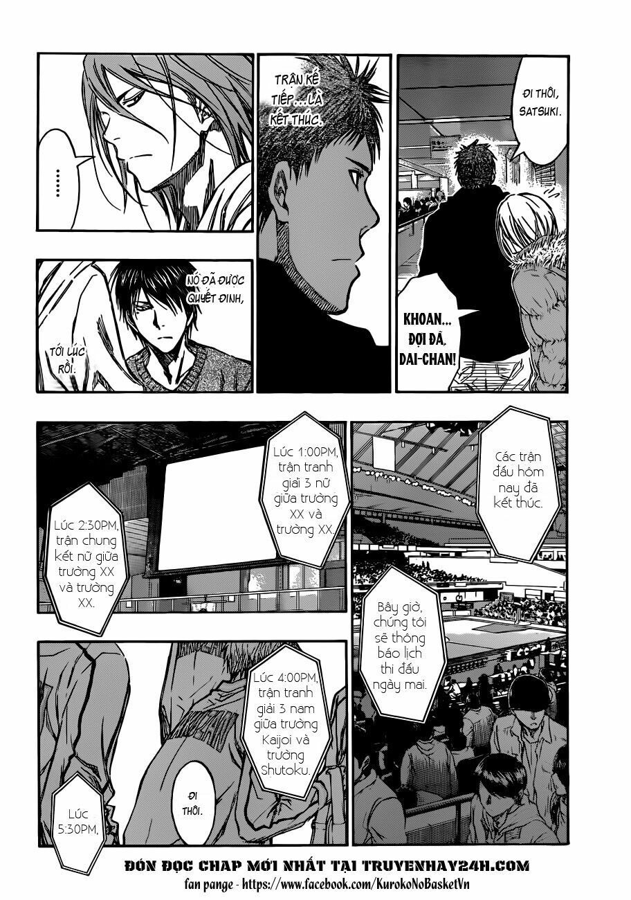 Vua bóng rổ Kuroko: Chapter 203