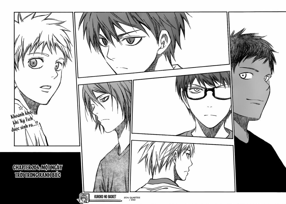 Vua bóng rổ Kuroko: Chapter 204