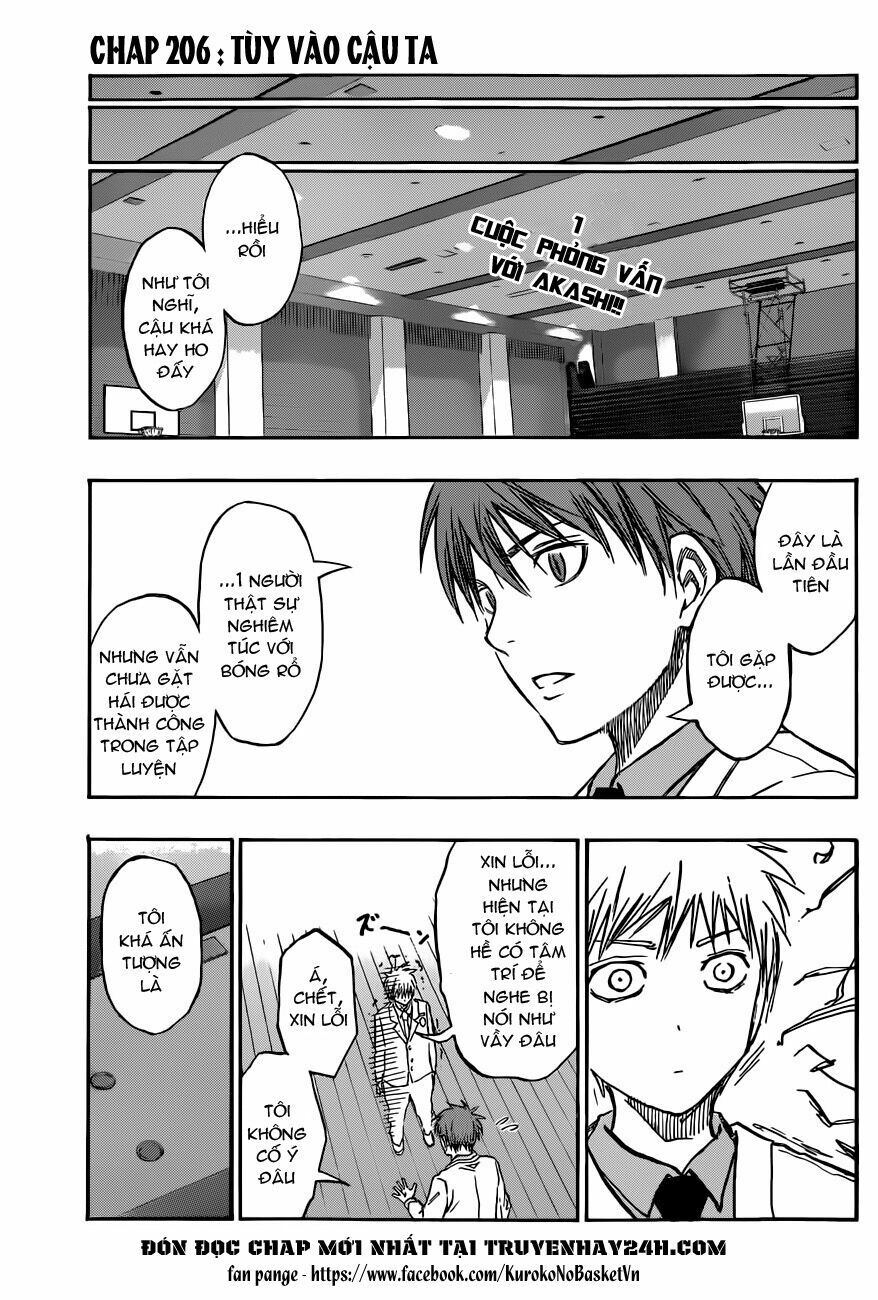 Vua bóng rổ Kuroko: Chapter 206