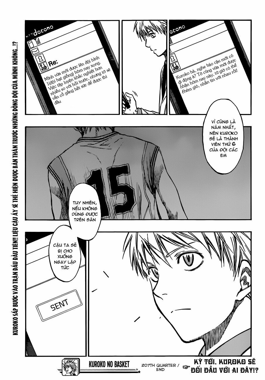 Vua bóng rổ Kuroko: Chapter 207