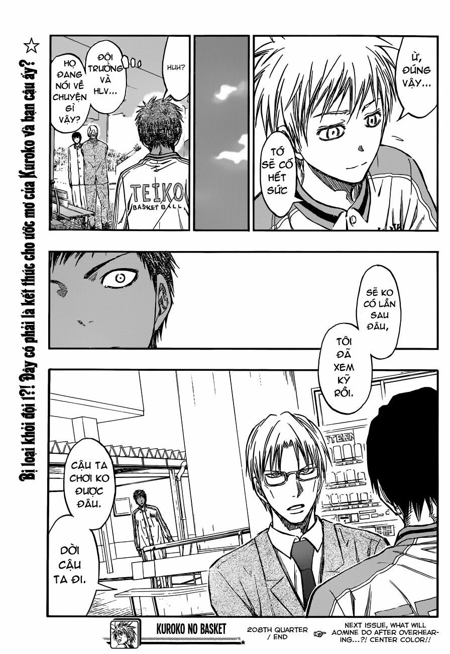 Vua bóng rổ Kuroko: Chapter 208