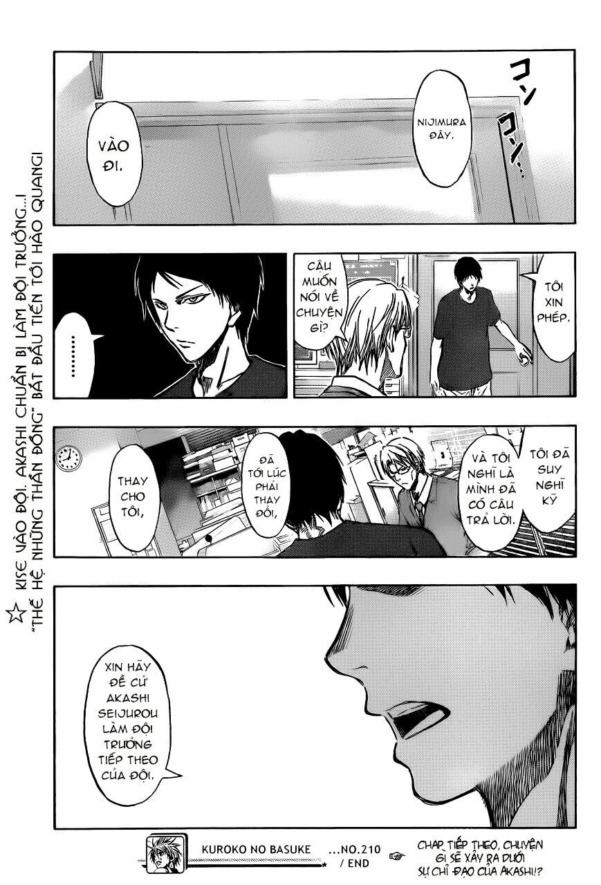 Vua bóng rổ Kuroko: Chapter 210