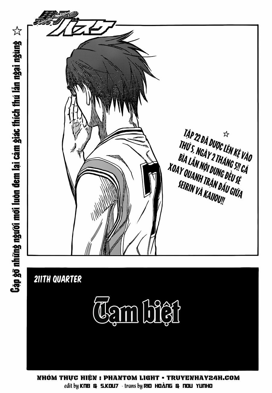 Vua bóng rổ Kuroko: Chapter 211