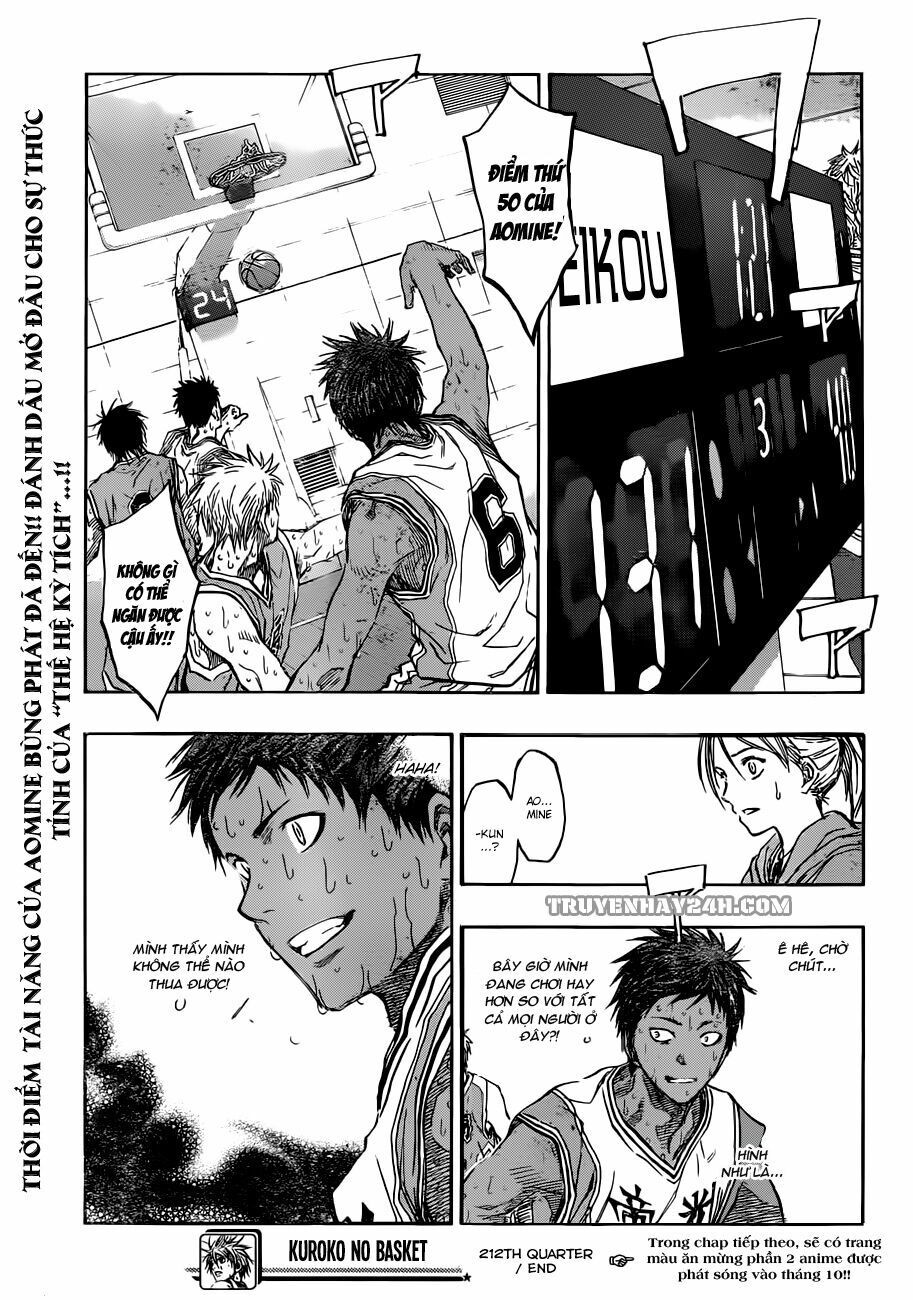 Vua bóng rổ Kuroko: Chapter 212