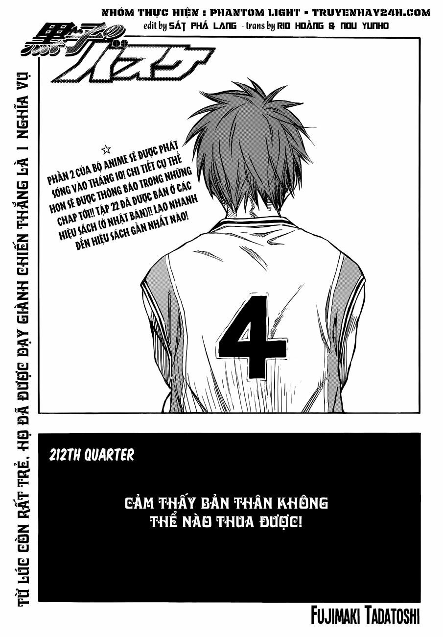 Vua bóng rổ Kuroko: Chapter 212