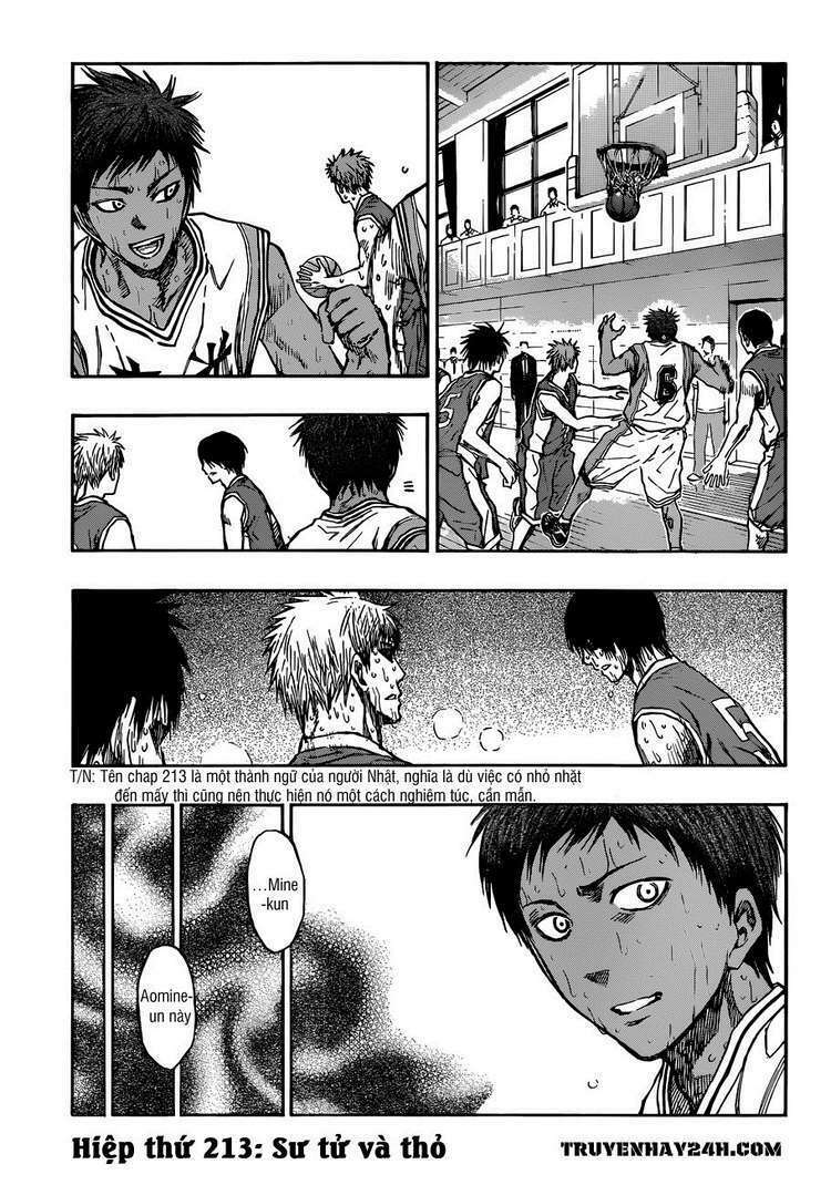 Vua bóng rổ Kuroko: Chapter 213
