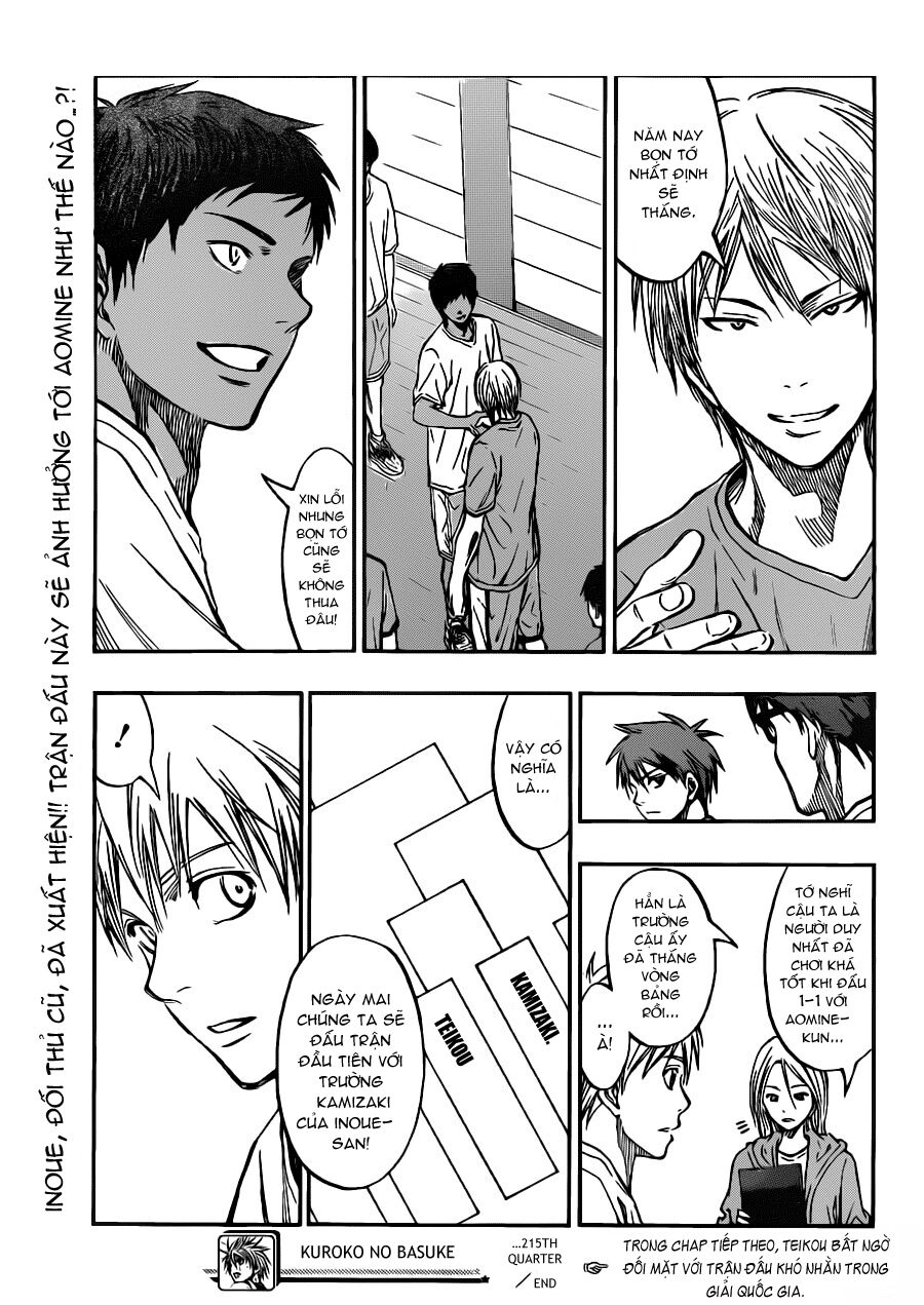 Vua bóng rổ Kuroko: Chapter 215