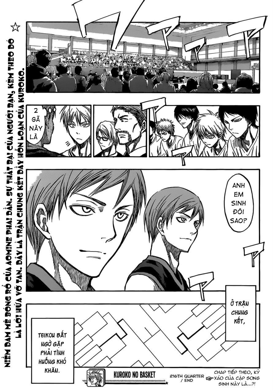Vua bóng rổ Kuroko: Chapter 216