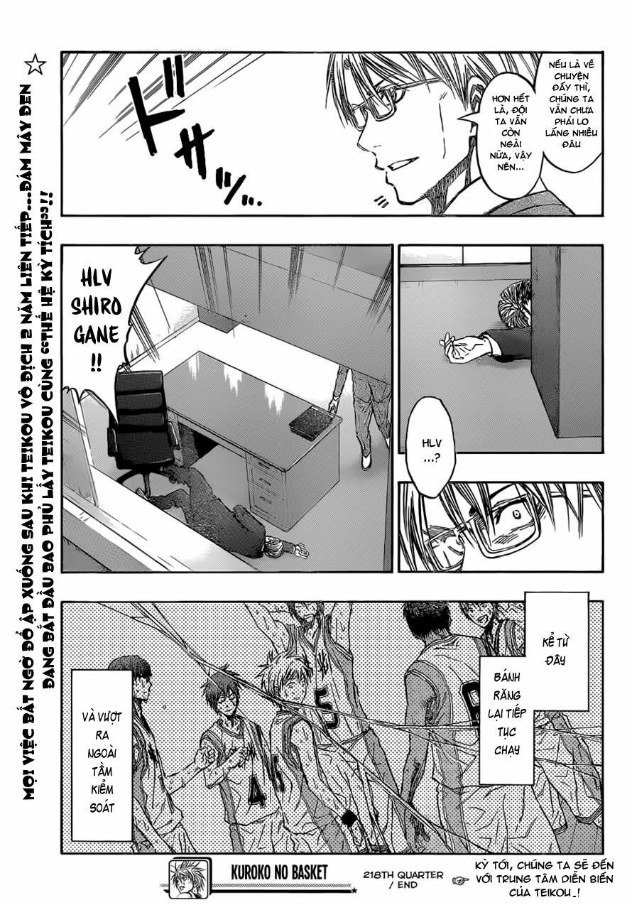 Vua bóng rổ Kuroko: Chapter 218
