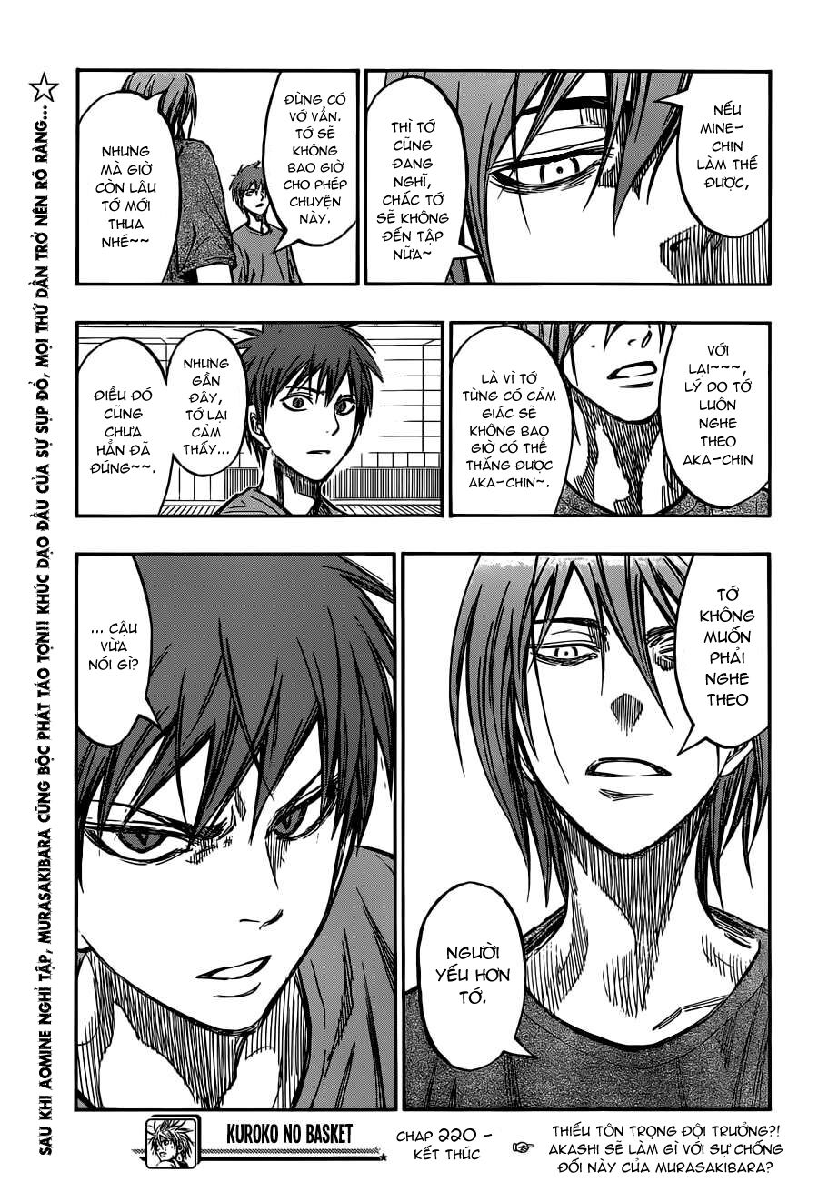 Vua bóng rổ Kuroko: Chapter 220