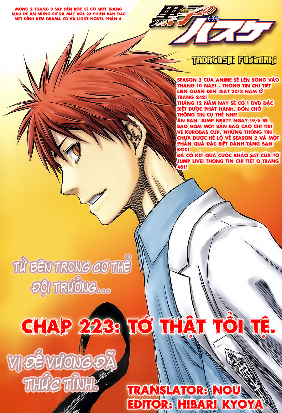 Vua bóng rổ Kuroko: Chapter 223