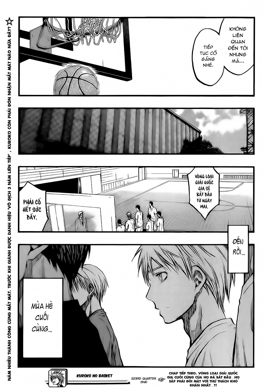 Vua bóng rổ Kuroko: Chapter 223