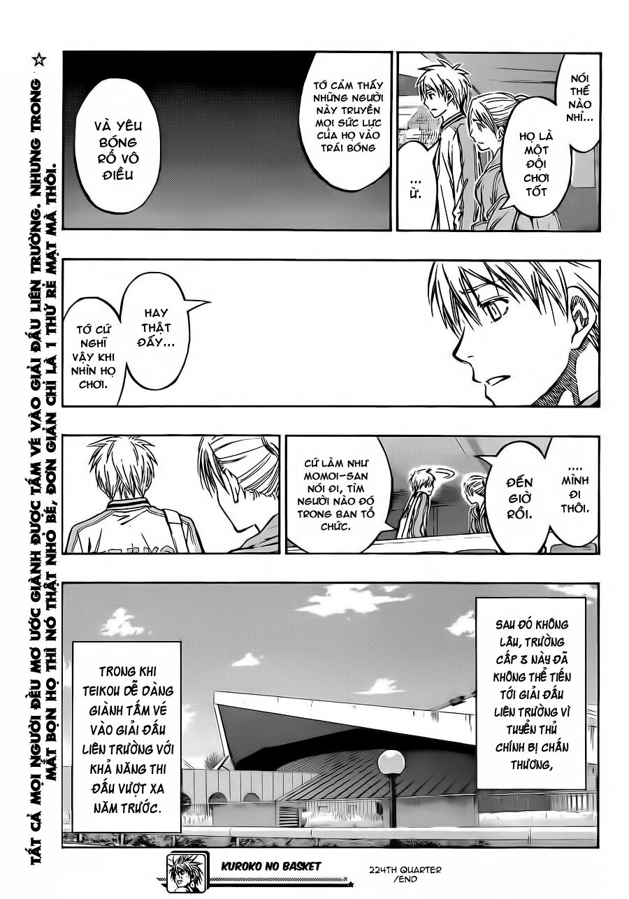 Vua bóng rổ Kuroko: Chapter 224