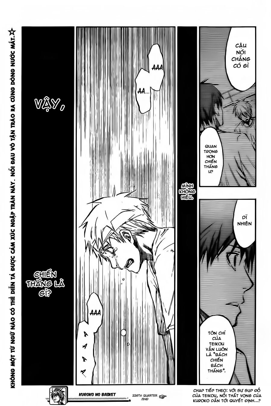 Vua bóng rổ Kuroko: Chapter 226