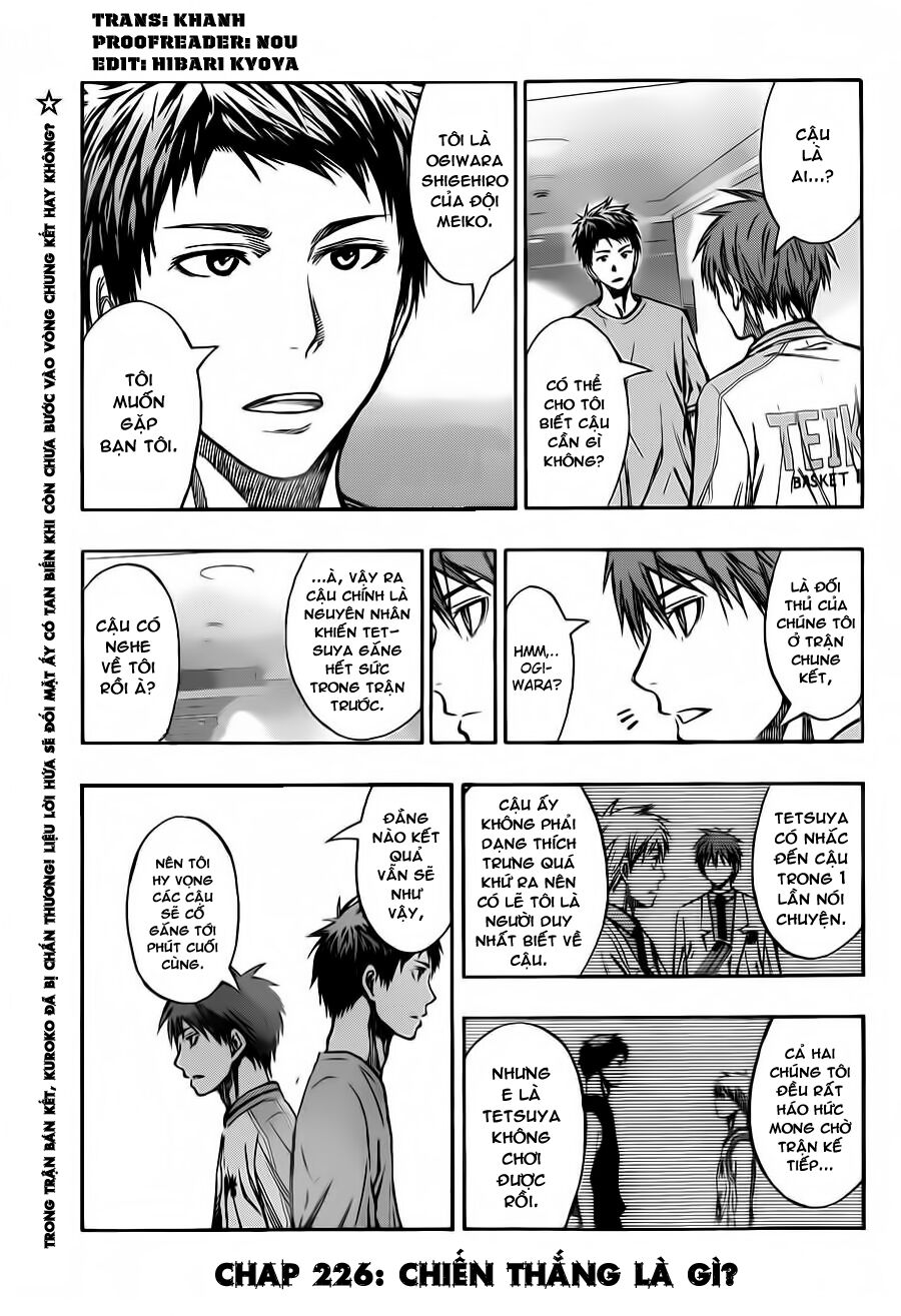 Vua bóng rổ Kuroko: Chapter 226