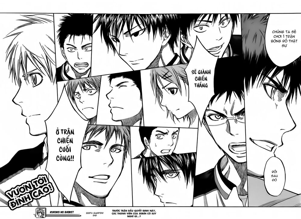 Vua bóng rổ Kuroko: Chapter 228