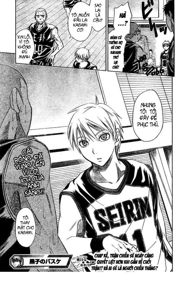 Vua bóng rổ Kuroko: Chapter 23