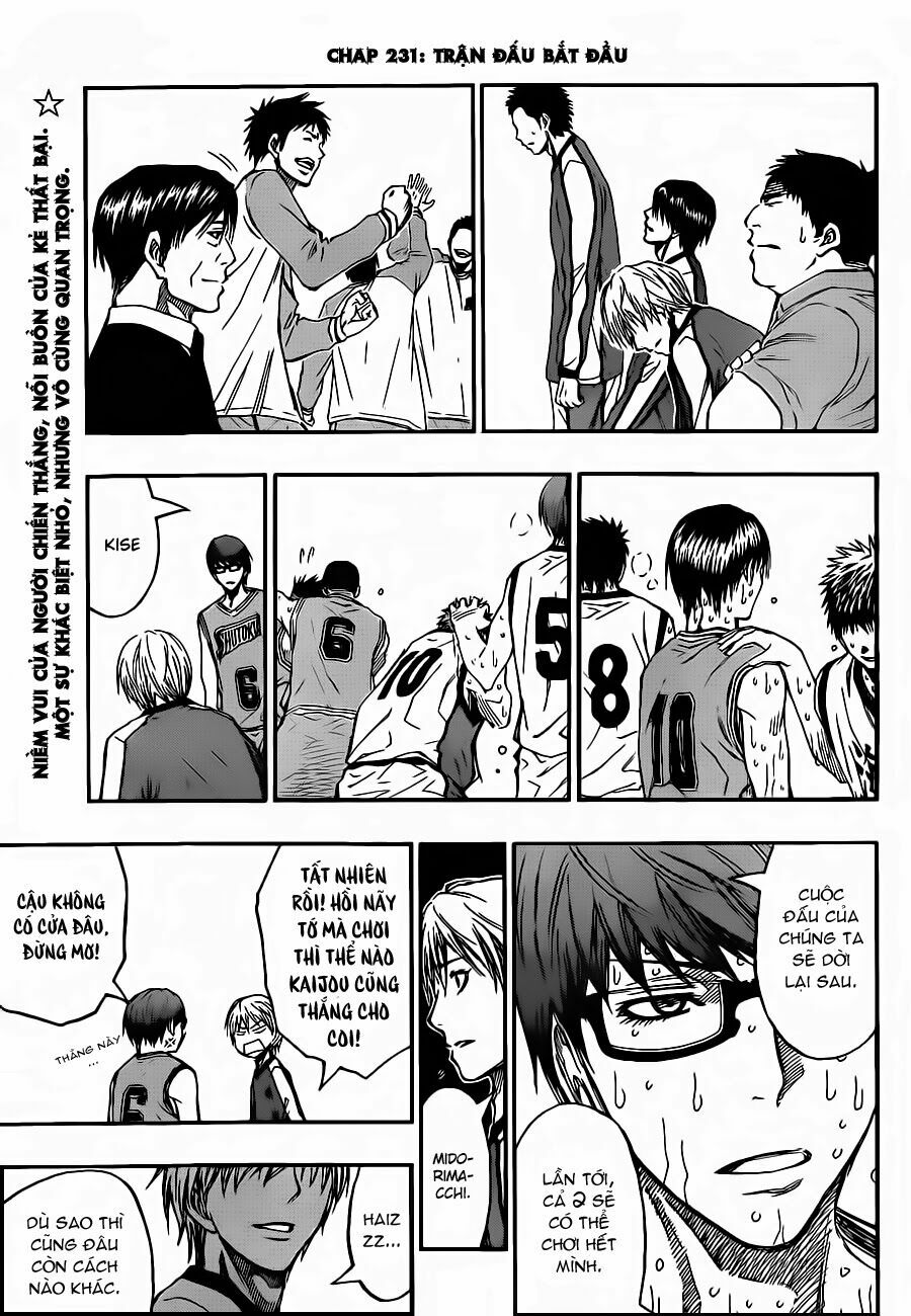 Vua bóng rổ Kuroko: Chapter 231