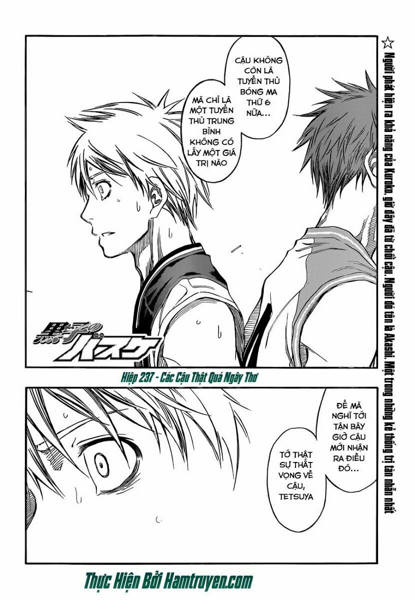 Vua bóng rổ Kuroko: Chapter 237