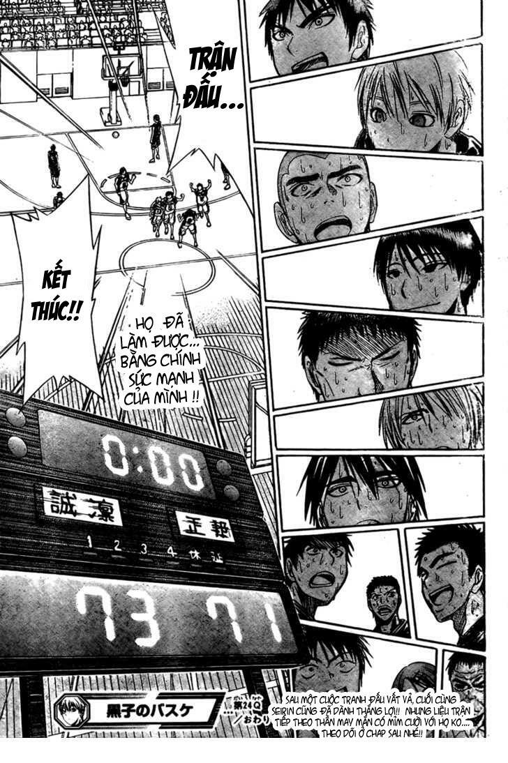 Vua bóng rổ Kuroko: Chapter 24
