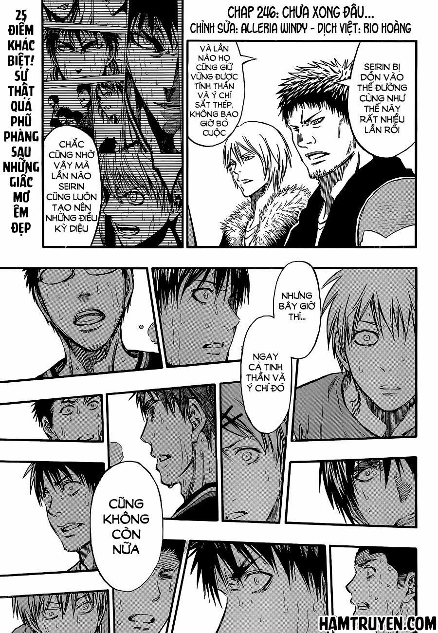 Vua bóng rổ Kuroko: Chapter 246