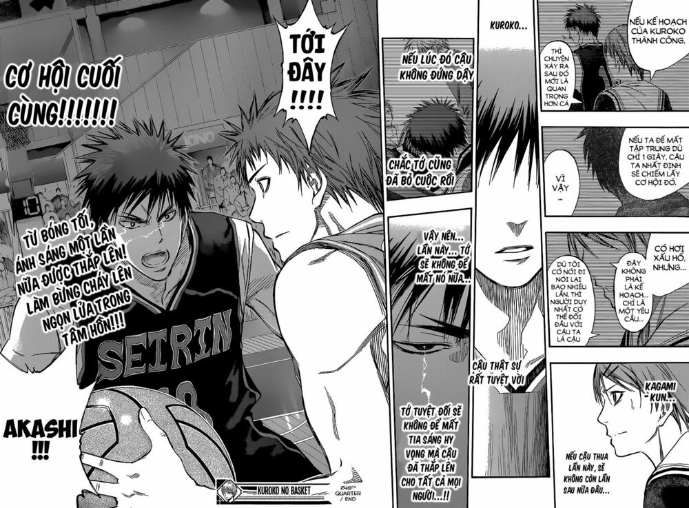 Vua bóng rổ Kuroko: Chapter 249