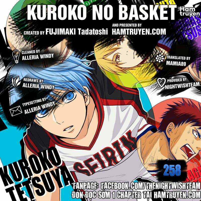 Vua bóng rổ Kuroko: Chapter 258