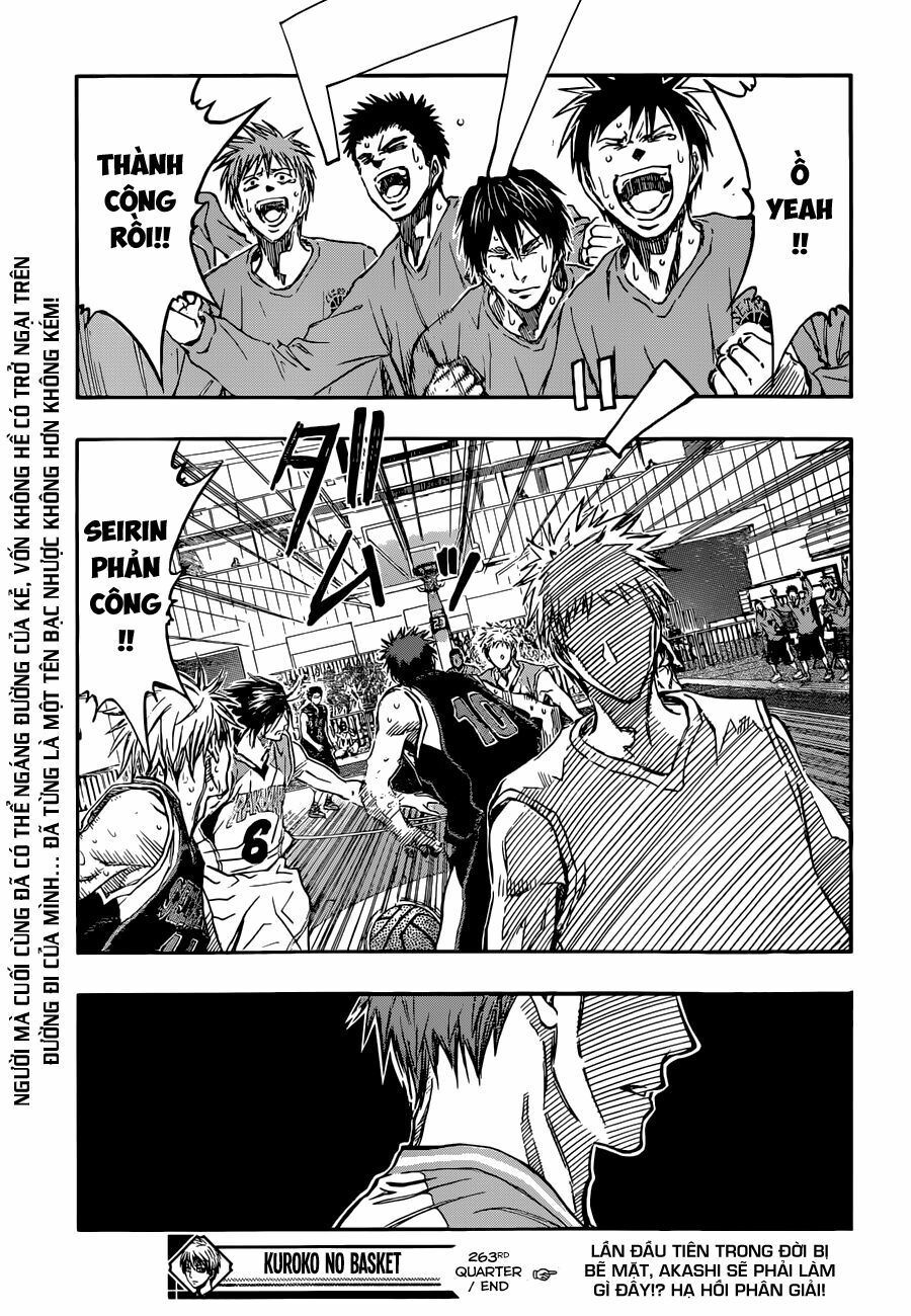 Vua bóng rổ Kuroko: Chapter 263