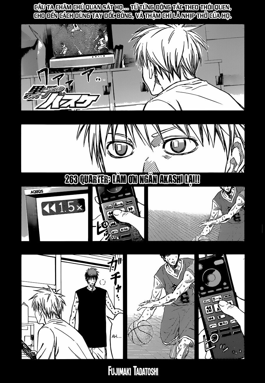 Vua bóng rổ Kuroko: Chapter 263