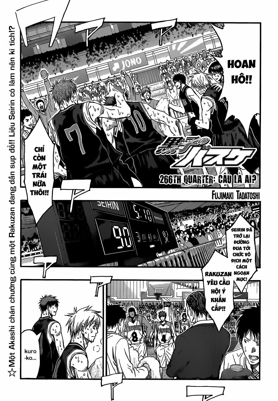 Vua bóng rổ Kuroko: Chapter 266