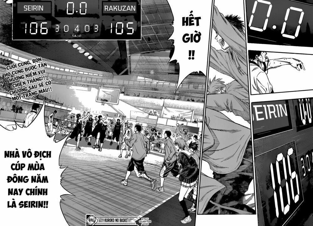 Vua bóng rổ Kuroko: Chapter 274