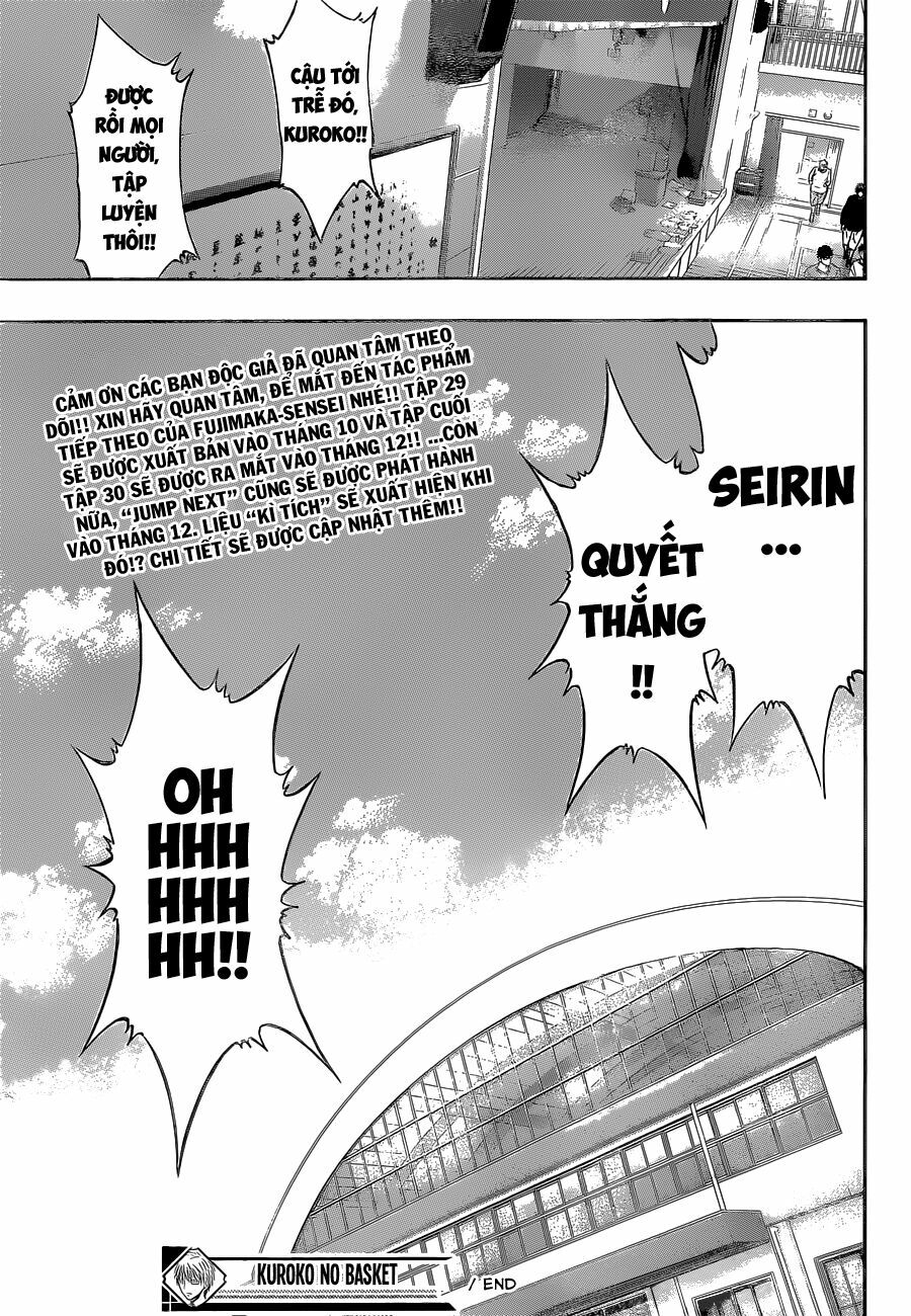 Vua bóng rổ Kuroko: Chapter 275: (END)