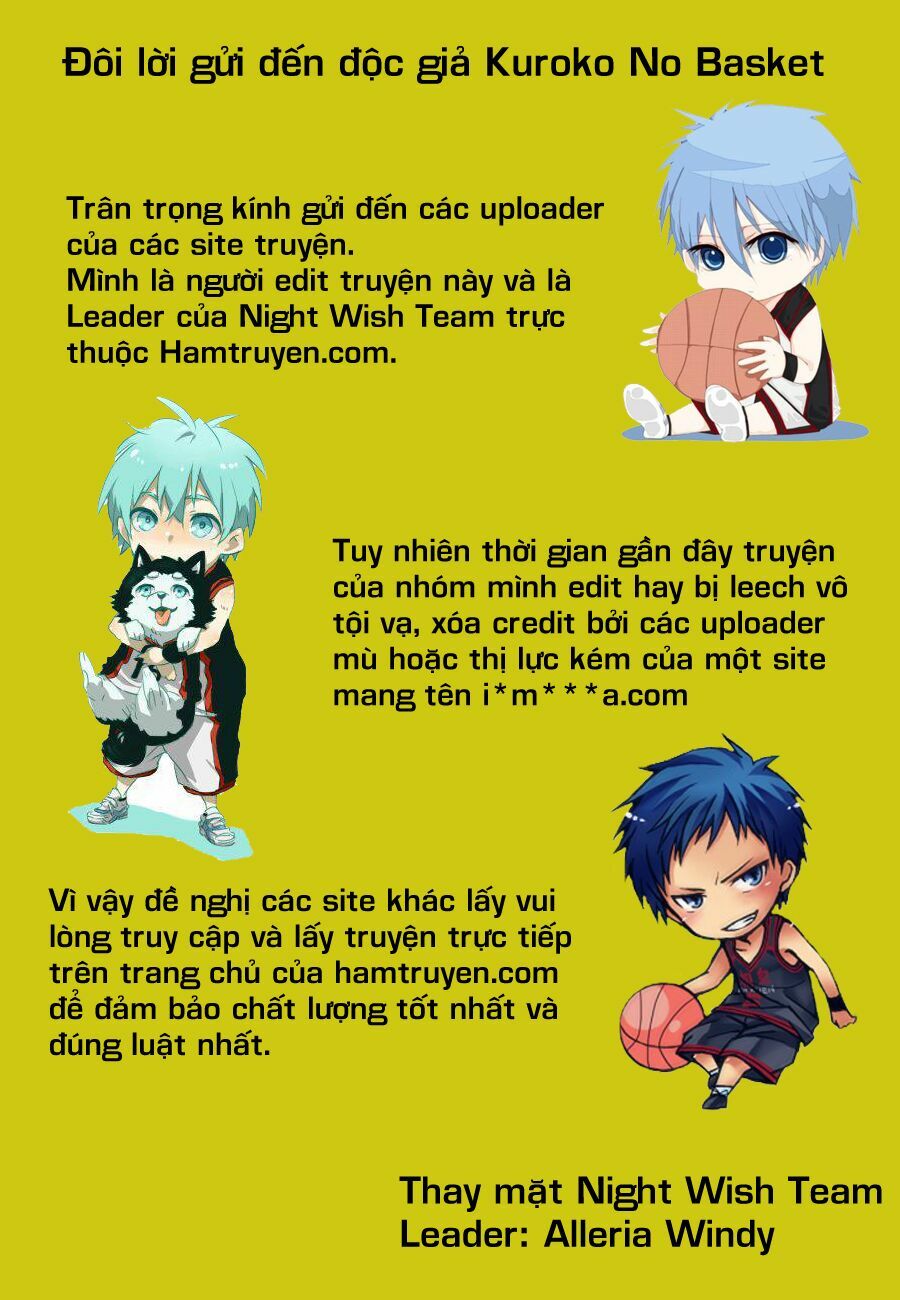 Vua bóng rổ Kuroko: Chapter 275: (END)
