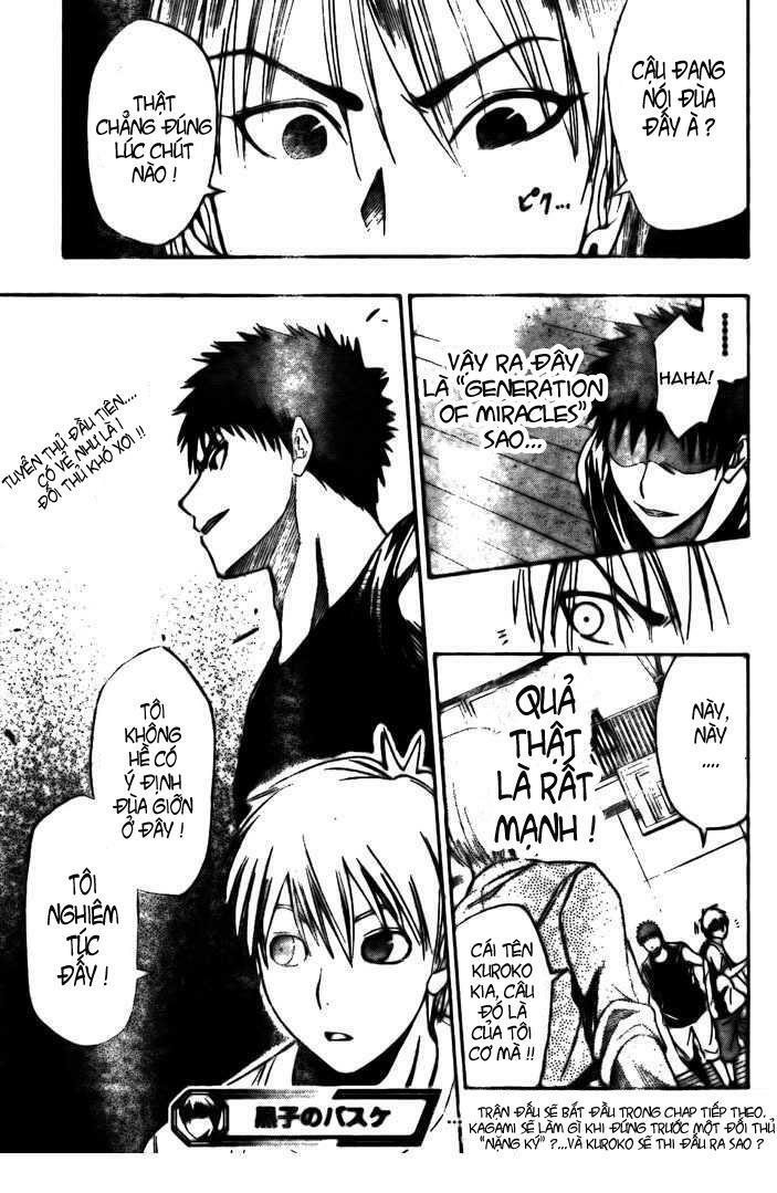 Vua bóng rổ Kuroko: Chapter 3