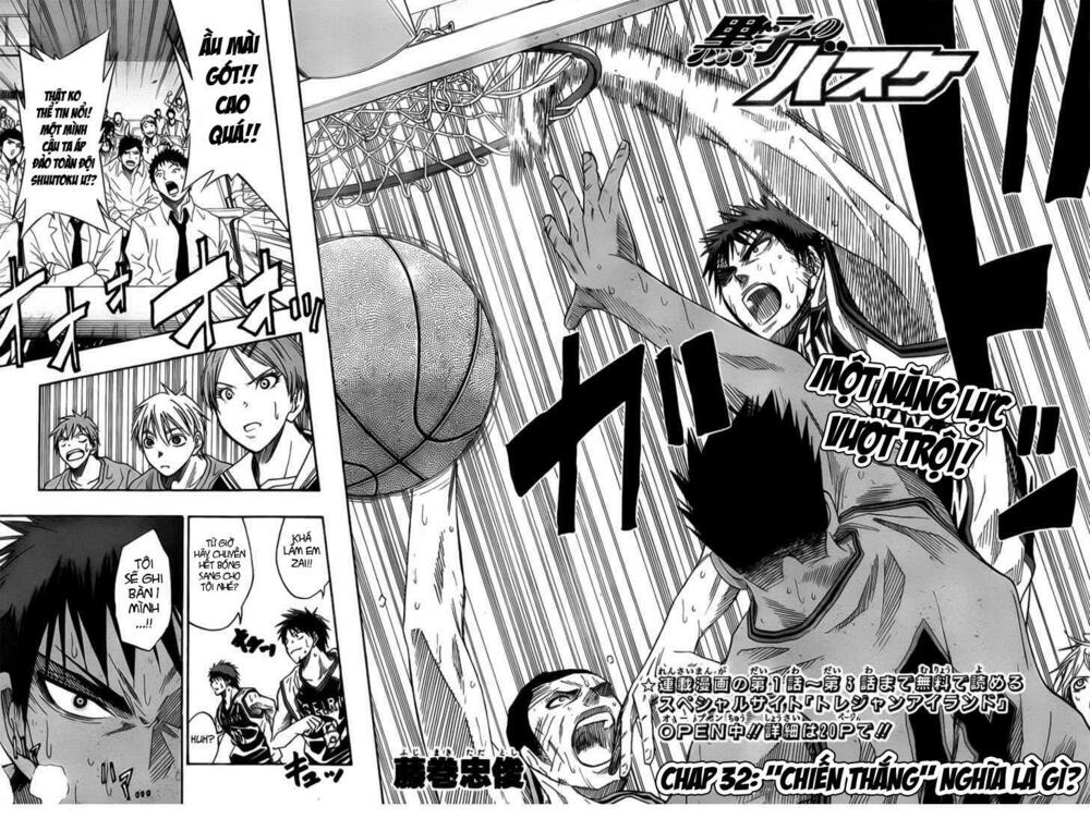 Vua bóng rổ Kuroko: Chapter 32